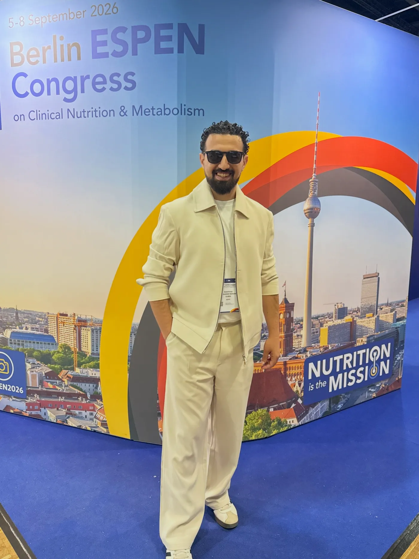 د. عبدالرحمن رضا أمام مؤتمر Berlin ESPEN Congress 2026